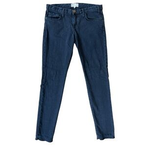 CURRENT/ELLIOTT The Roller Black Denim Jeans Low Rise Slightly Relaxed - Size 27